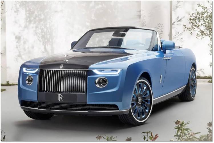 Most expensive car in the world (Rolls-Royce Boat Tail)