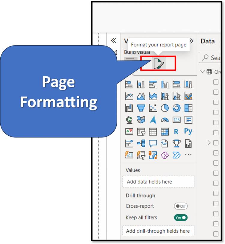 Page Formatting: Format Your Report Page in Bower BI Lesson-6