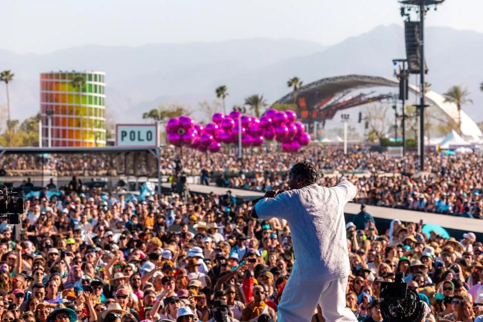 Coachella arts festival held annually at the Empire Polo Club in Indio, California