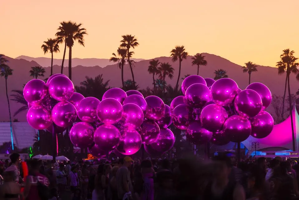 Coachella arts festival held annually at the Empire Polo Club in Indio, California