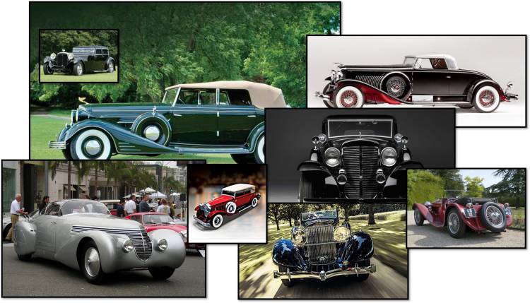 20 indulgence (luxury) cars from the 1930s