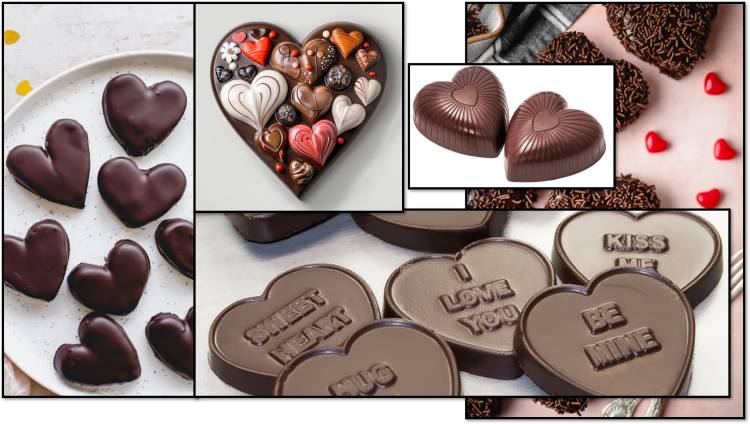 Detailed information about Chocolate hearts Shape