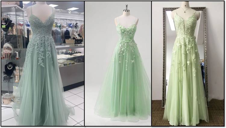 Sage Green Prom Dresses