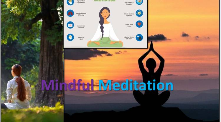 Mindful Meditation: Types: Benefits:  Practice: Challenges and Solutions