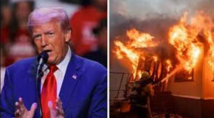 Trump bashes California leaders over Los Angeles fires response