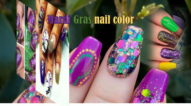 Mardi Gras Nails Design and tradition 