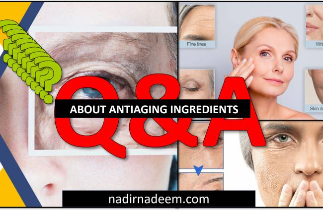 Question & Answer About Antiaging Ingredients for human skin 