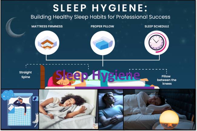 Sleep Hygiene 's Health Benefits: Creating conditions that promote sleep