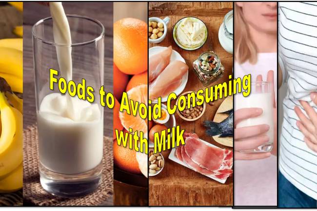 foods to avoid consuming with milk for best health