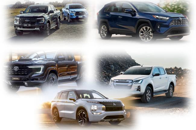 The top five best-selling vehicles in Australia's car market (2024)