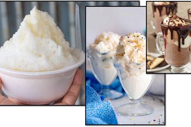 Snow Cream Recipe (Ice Cream Recipe)