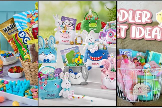 Easter Baskets for kids and egg