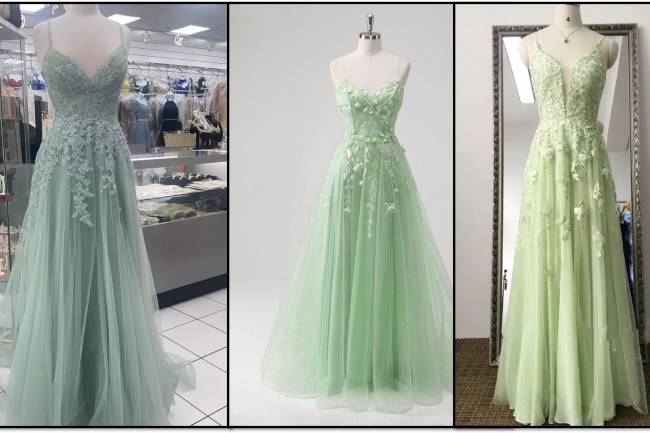 Sage Green Prom Dresses